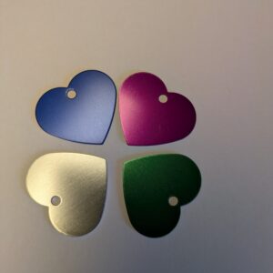 Hondenpenning 'hart'